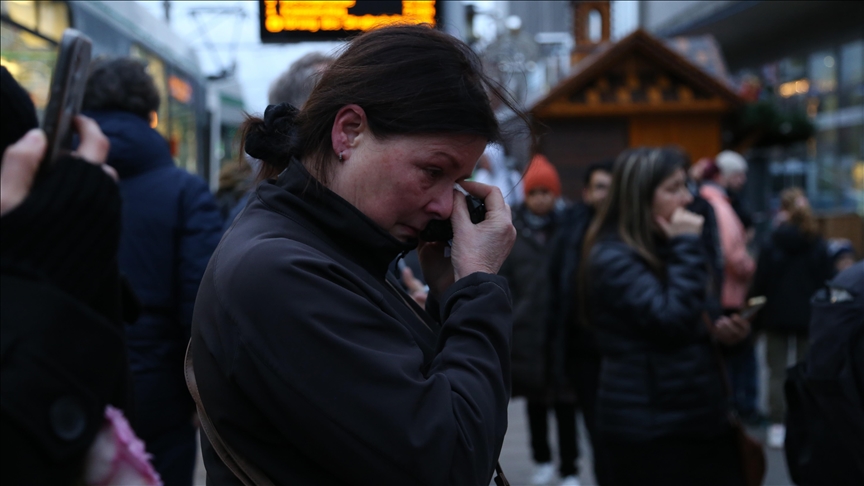 Almanya’da Noel pazarına saldırı sonrası Magdeburg kentinde hüzün hakim